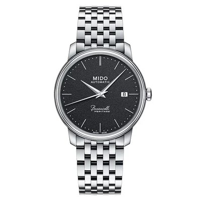 Mido Baroncelli Heritage 39 MM Black Dial Automatic M027.407.11.050.00