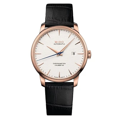 Mido Baroncelli Chronometer 40 MM Silver Dial Automatic M027.408.36.031.00