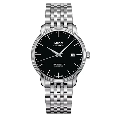 Mido Baroncelli Chronometer 40 MM Black Dial Automatic M027.408.11.051.00