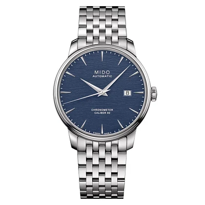 Mido Baroncelli Chronometer 40 MM Blue Dial Automatic M027.408.11.041.00