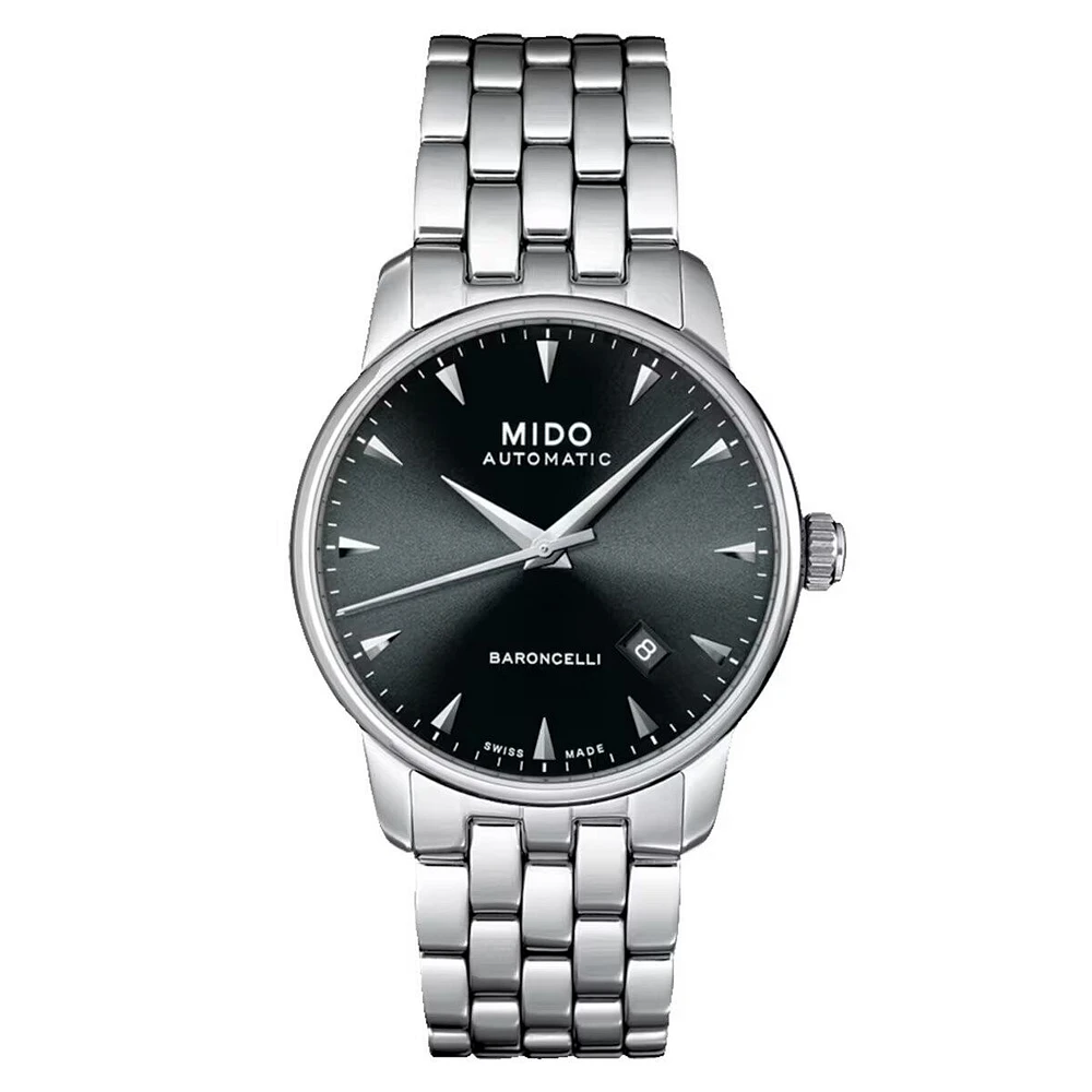 Mido Baroncelli Tradition 38 MM Black Dial Automatic M8600.4.18.1