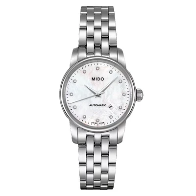 Mido Baroncelli Tradition 29 MM Mother of Pearl Dial Automatic M7600.4.69.1