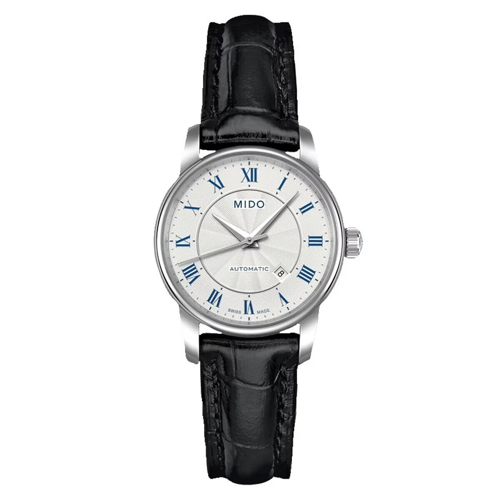 Mido Baroncelli Tradition 29 MM Silver Dial Automatic M7600.4.21.4