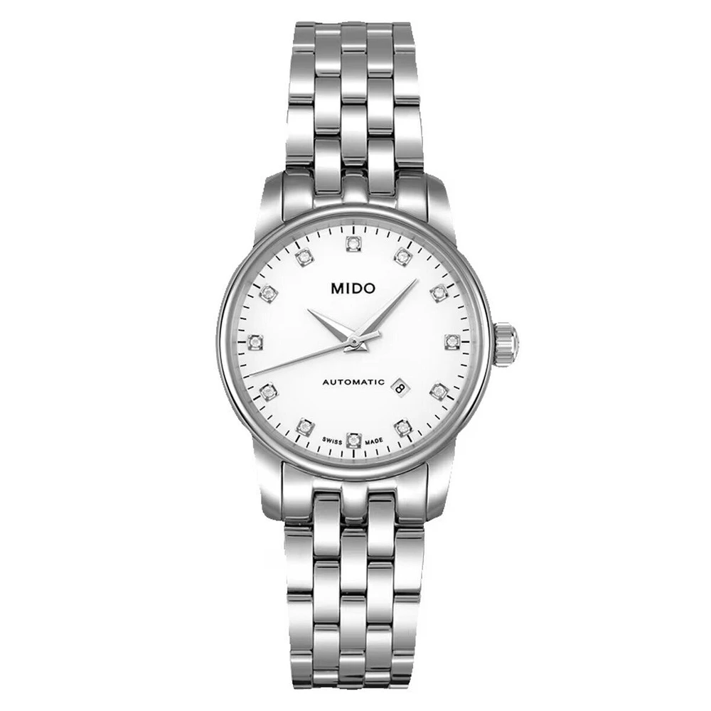 Mido Baroncelli Tradition 29 MM White Dial Automatic M7600.4.66.1