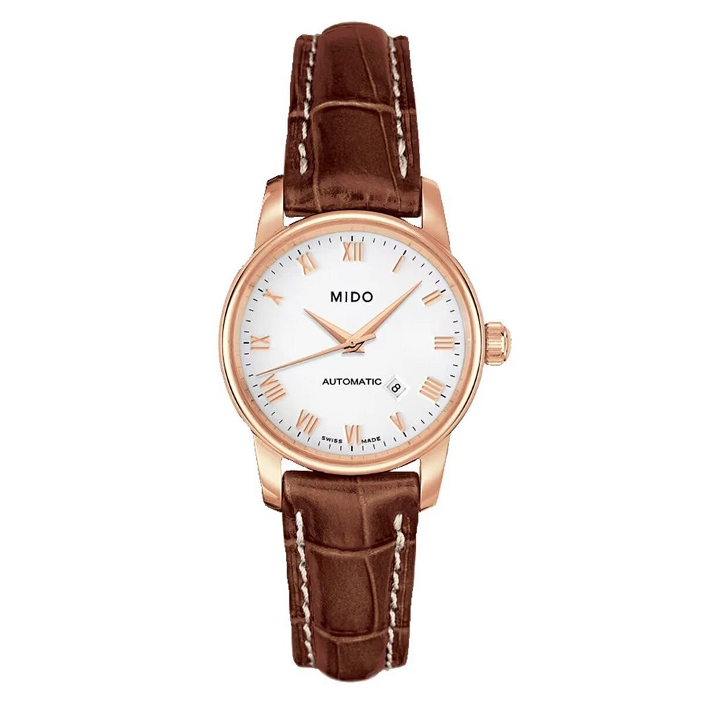 Mido Baroncelli Tradition 29 MM White Dial Automatic M7600.4.21.4