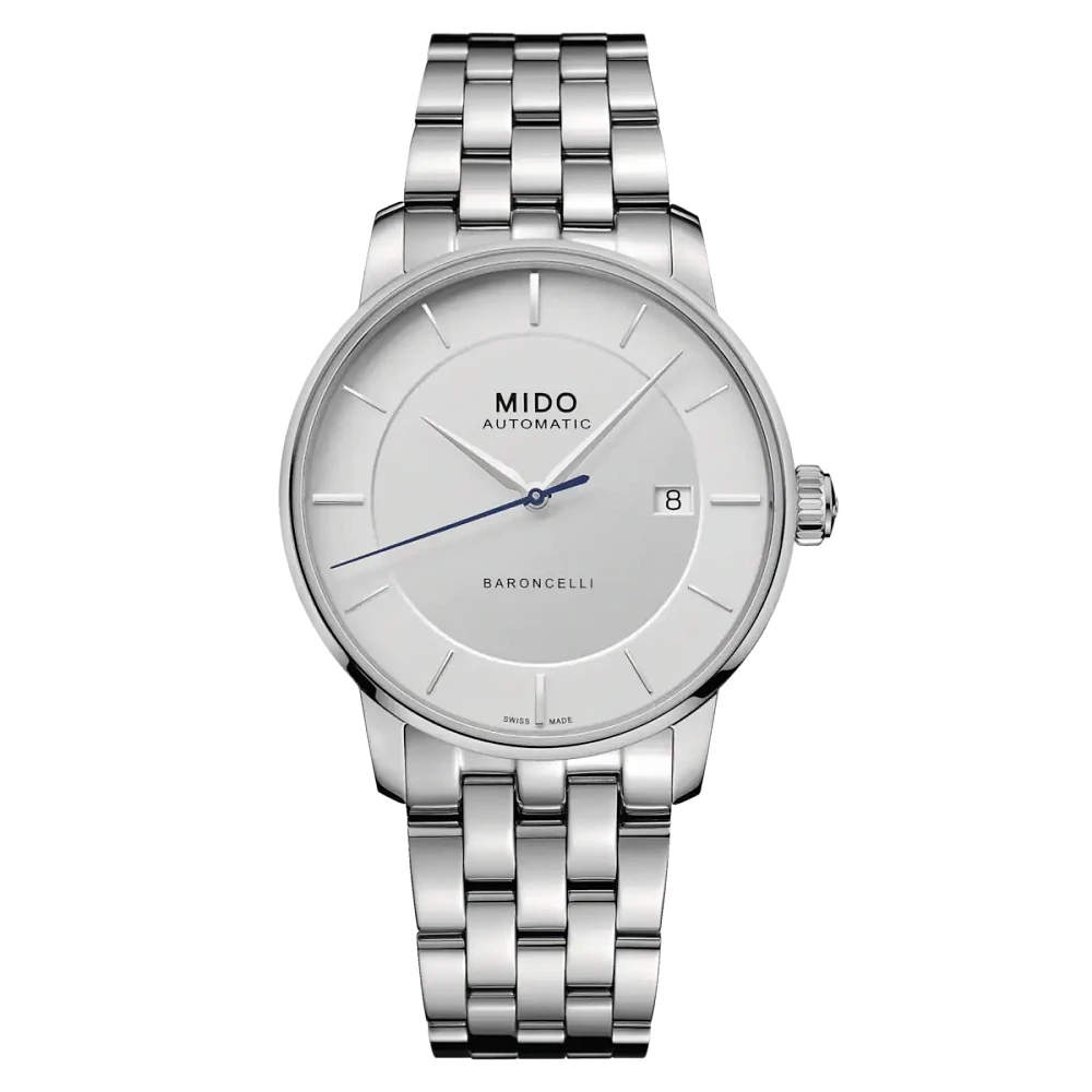 Mido Baroncelli Signature 39 MM Silver Dial Automatic M037.407.11.031.00