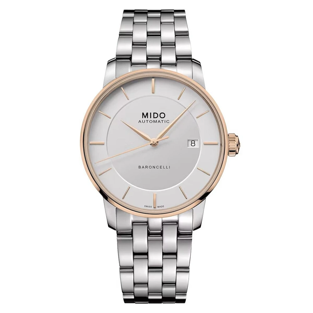 Mido Baroncelli Signature 39 MM Silver Dial Automatic M037.407.21.031.00