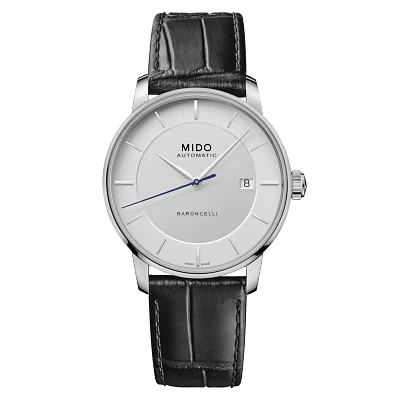 Mido Baroncelli Signature 39 MM Silver Dial Automatic M037.407.16.031.00