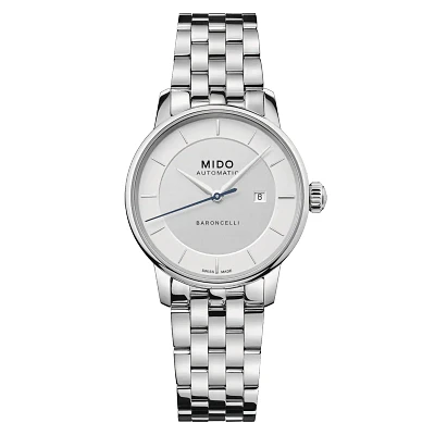 Mido Baroncelli Signature 30 MM Silver Dial Automatic M037.207.11.031.00