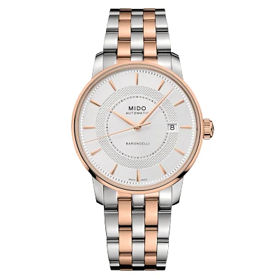 Mido Baroncelli Signature 39 MM Silver Dial Automatic M037.407.22.031.01