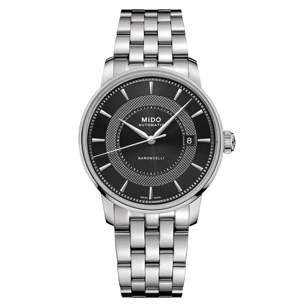 Mido Baroncelli Signature 39 MM Black Dial Automatic M037.407.11.051.01