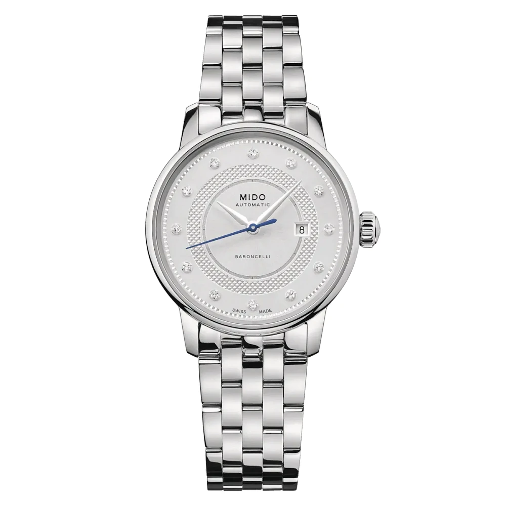 Mido Baroncelli Signature 30 MM Silver Dial Automatic M037.207.11.036.01