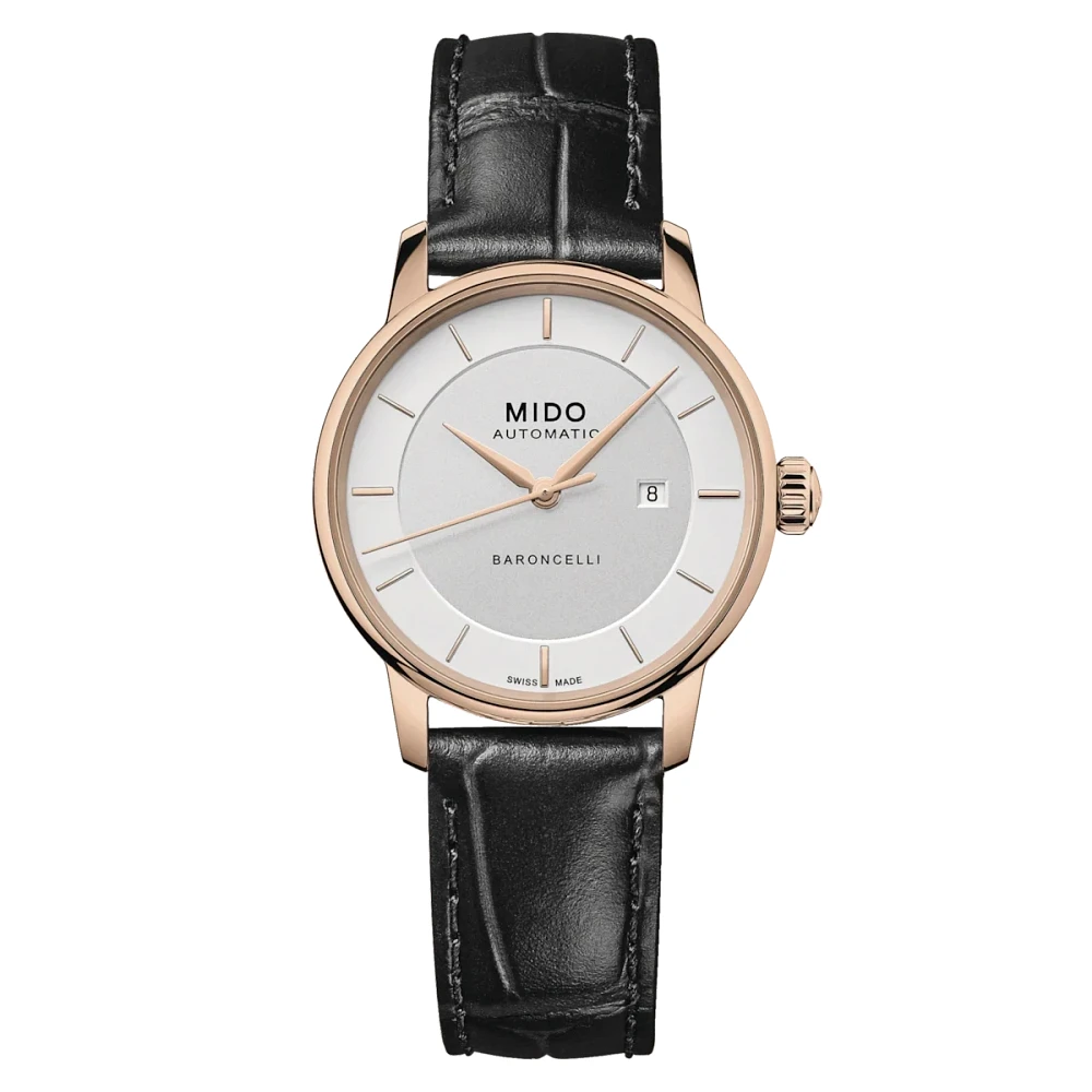 Mido Baroncelli Signature 30 MM Silver Dial Automatic M037.207.36.031.00