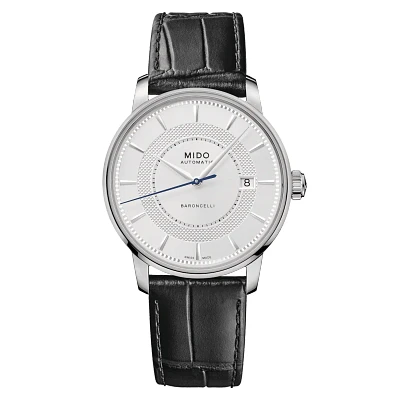 Mido Baroncelli Signature 39 MM Silver Dial Automatic M037.407.16.031.01