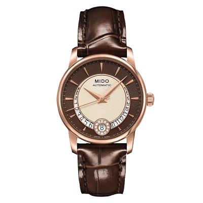 Mido Baroncelli Diamonds 33 MM Brown Dial Automatic M007.207.36.291.00