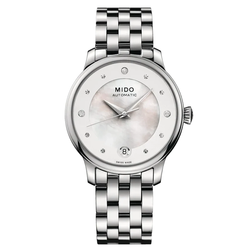 Mido Baroncelli Lady Day 33 MM Mother of Pearl Dial Automatic M039.207.11.106.00