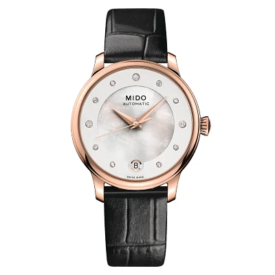 Mido Baroncelli Lady Day 33 MM Mother of Pearl Dial Automatic M039.207.36.106.00