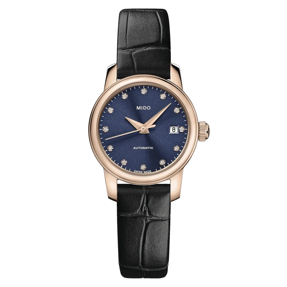 Mido Baroncelli Lady Twenty Five 25 MM Blue Dial Automatic M039.007.36.046.00