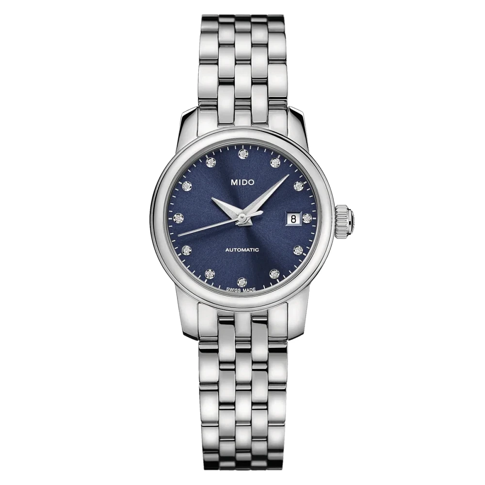 Mido Baroncelli Lady Twenty Five 25 MM Blue Dial Automatic M039.007.11.046.00