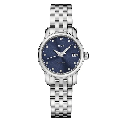 Mido Baroncelli Lady Twenty Five 25 MM Blue Dial Automatic M039.007.11.046.00