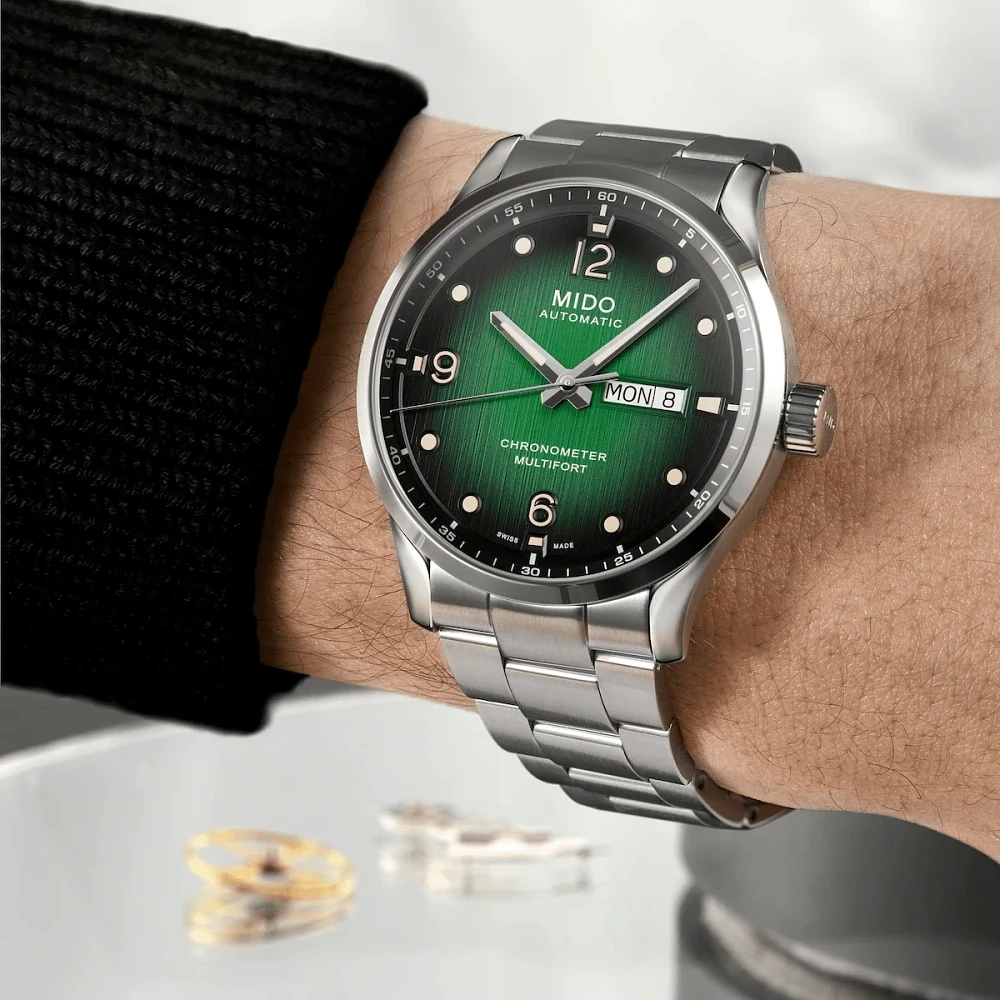 Mido Multifort M Chronometer 42 MM Green Dial Automatic M038.431.11.097.00