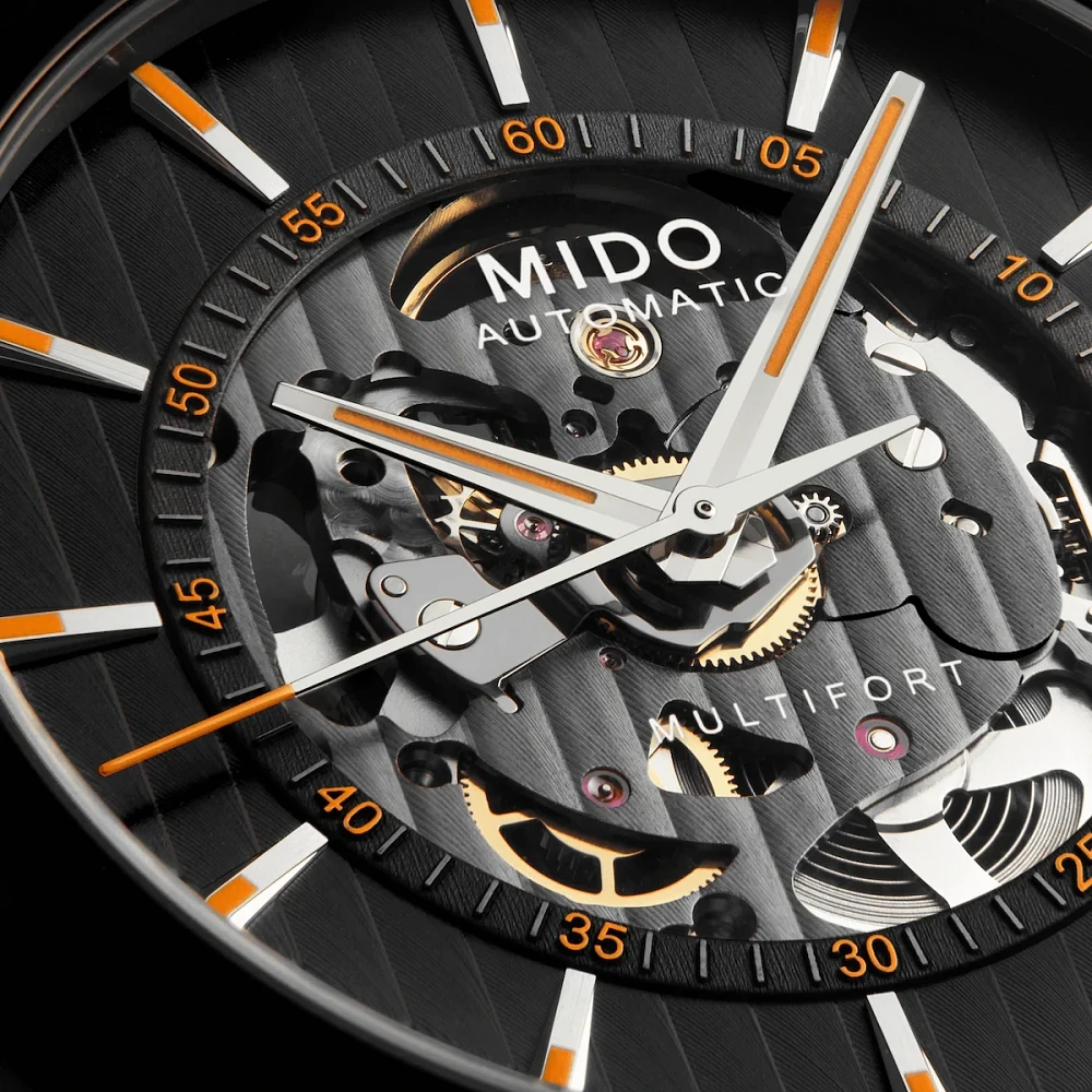 Mido Multifort Skeleton Vertigo 42 MM Black Dial Automatic M038.436.37.051.00