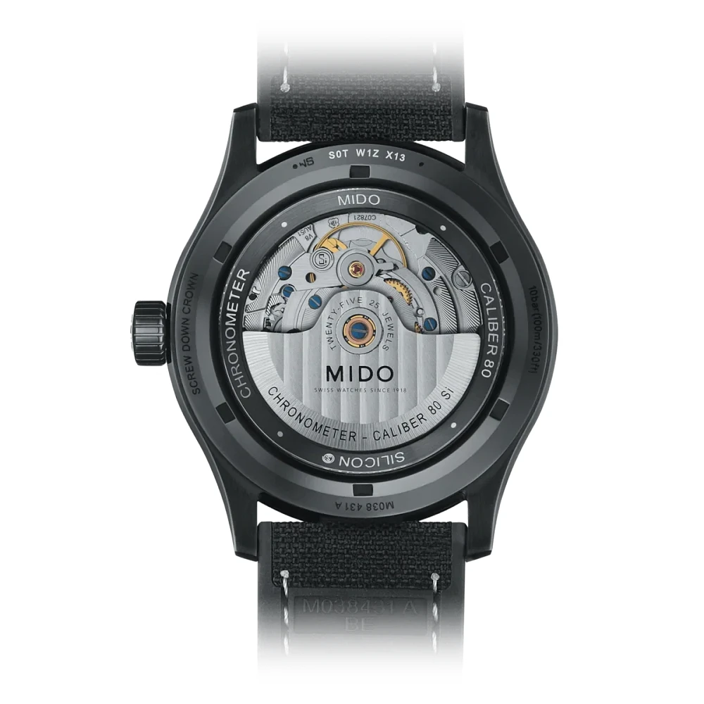 Mido Multifort Chronometer 1 42 MM Black Dial Automatic M038.431.37.051.00