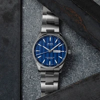 Mido Multifort Chronometer 1 42 MM Blue Dial Automatic M038.431.11.041.00