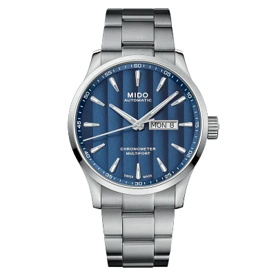 Mido Multifort Chronometer 1 42 MM Blue Dial Automatic M038.431.11.041.00