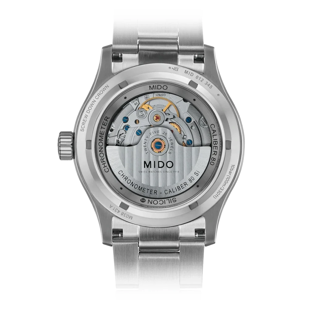 Mido Multifort Chronometer 1 42 MM Grey Dial Automatic M038.431.11.061.00