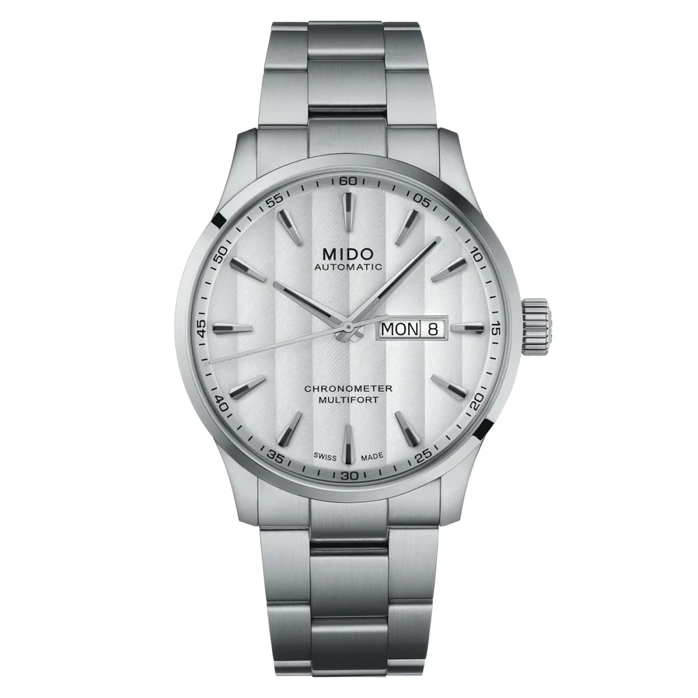 Mido Multifort Chronometer 1 42 MM White Dial Automatic M038.431.11.031.00