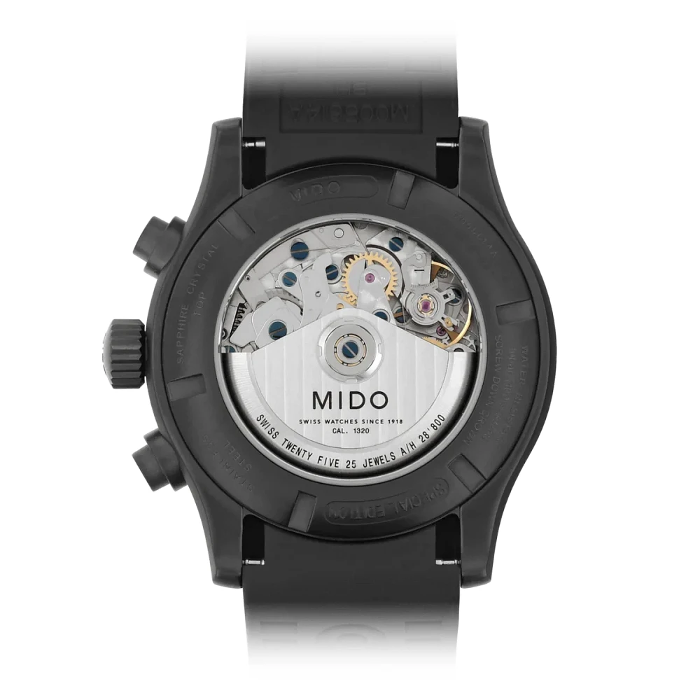 Mido Multifort Chronograph 44 MM Black Dial Automatic M005.614.37.051.01