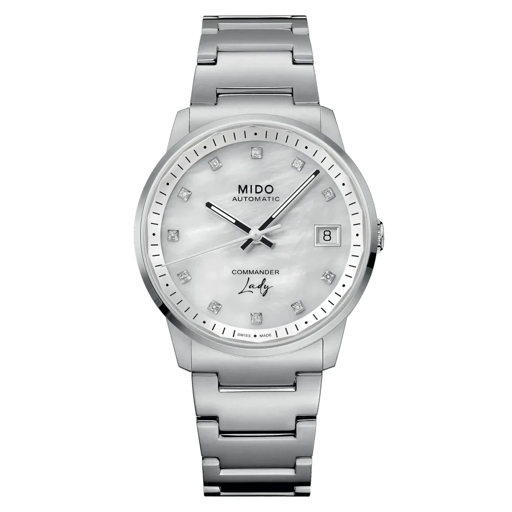 Mido Commander Lady 35 MM Mother of Pearl Dial Automatic M021.207.11.106.00