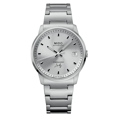 Mido Commander Lady 35 MM Silver Dial Automatic M021.207.11.031.00