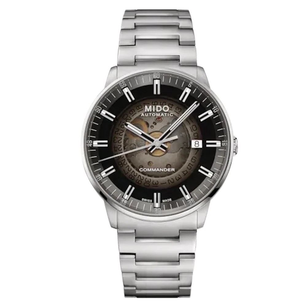 Mido Commander Gradient 40 MM Grey Dial Automatic M021.407.11.411.00