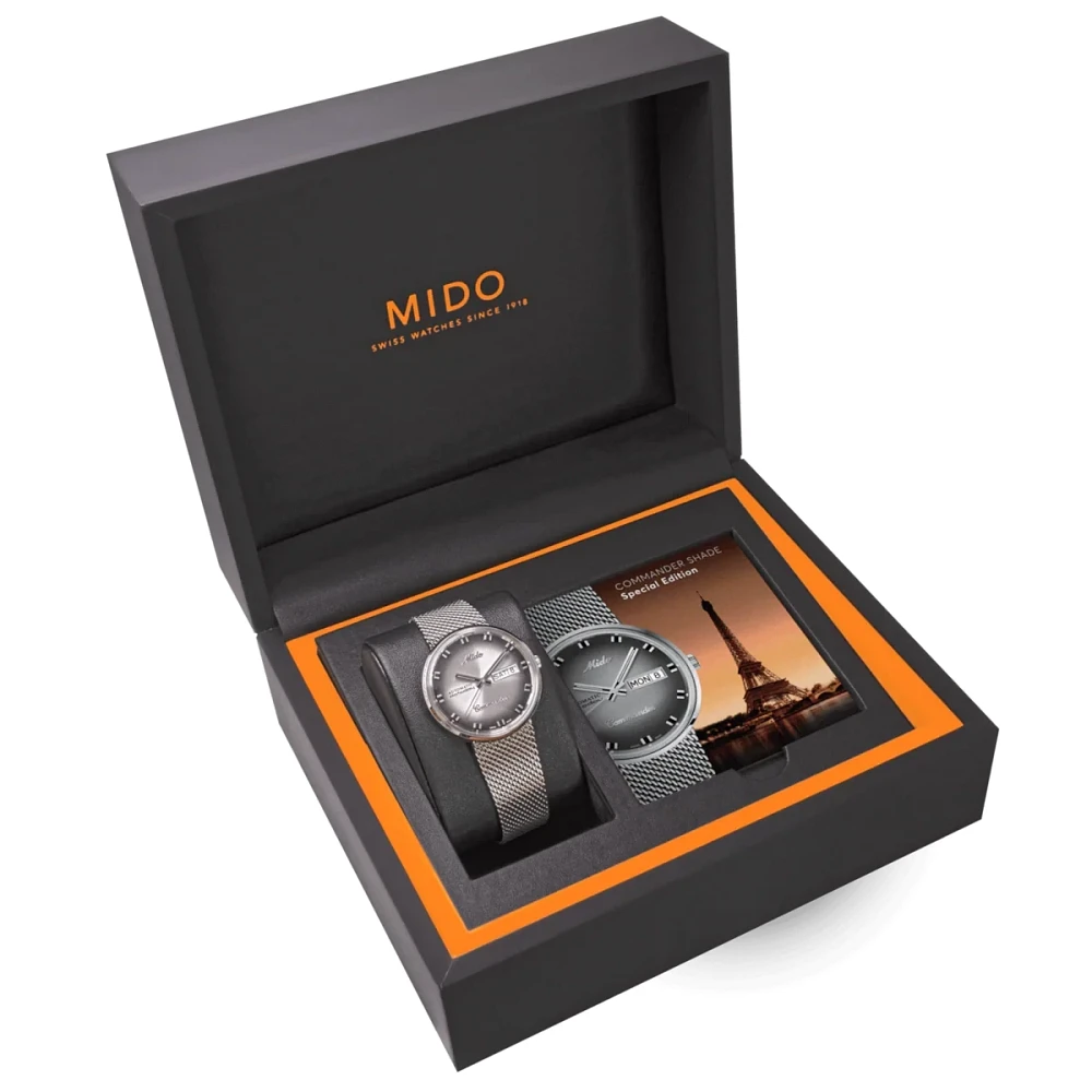 Mido Commander Shade 37 MM Silver Dial Automatic M8429.4.27.11 Special Edition