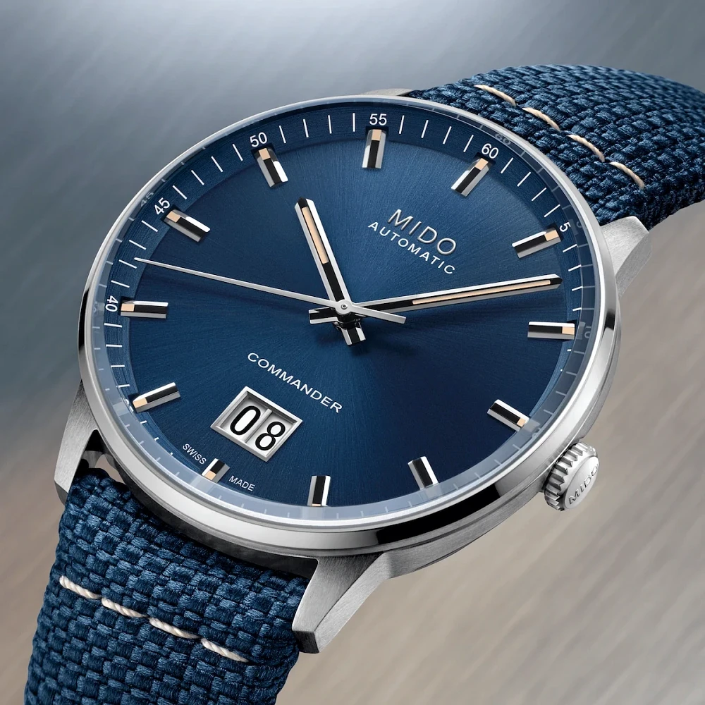 Mido Commander Big Date 42 MM Blue Dial Automatic M021.626.17.041.00