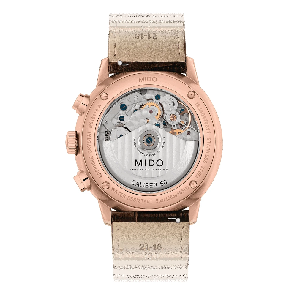 Mido Commander Chronograph 42 MM Grey Dial Automatic M016.414.36.081.00