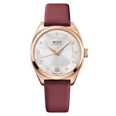 Mido Belluna Royal Lady 33 MM Mother of Pearl Dial Automatic M024.307.37.116.00 Special Edition