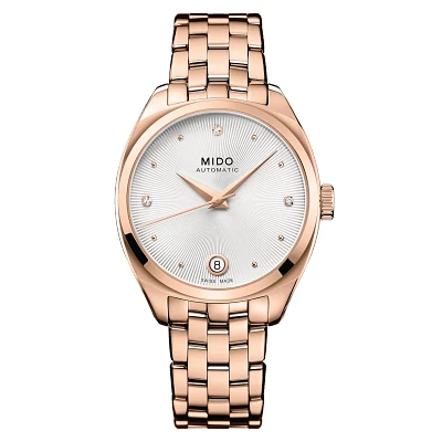 Mido Belluna Royal Lady 33 MM Silver Dial Automatic M024.307.33.036.00