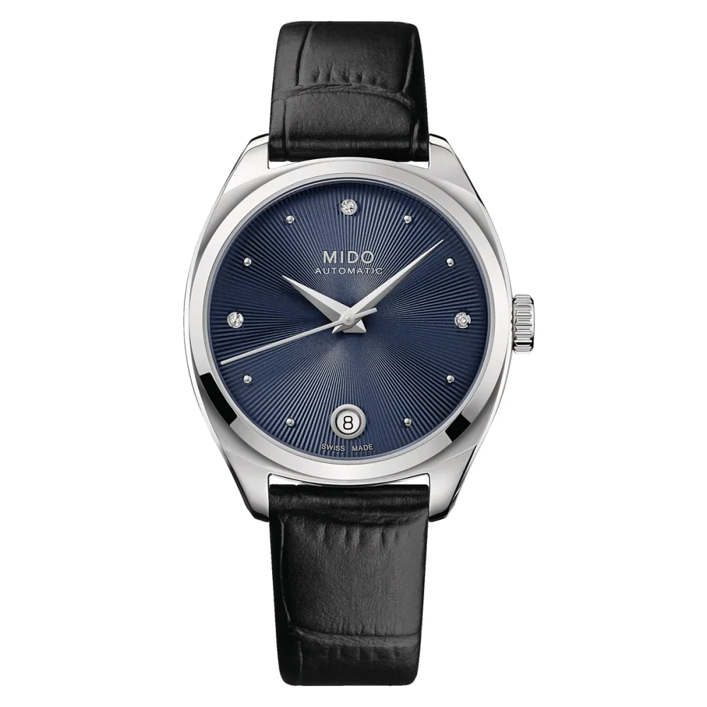 Mido Belluna Royal Lady 33 MM Blue Dial Automatic M024.307.16.046.00