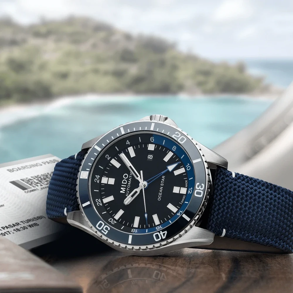 Mido Ocean Star GMT 44 MM Black Dial Automatic M026.629.17.051.00