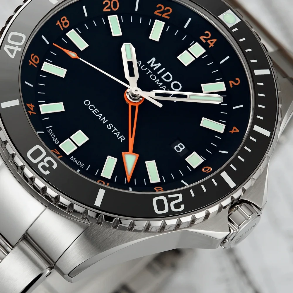 Mido Ocean Star GMT 44 MM Black Dial Automatic M026.629.11.051.01