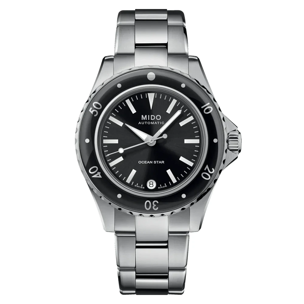 Mido Ocean Star 36.5 37 MM Black Dial Automatic M026.207.11.051.00