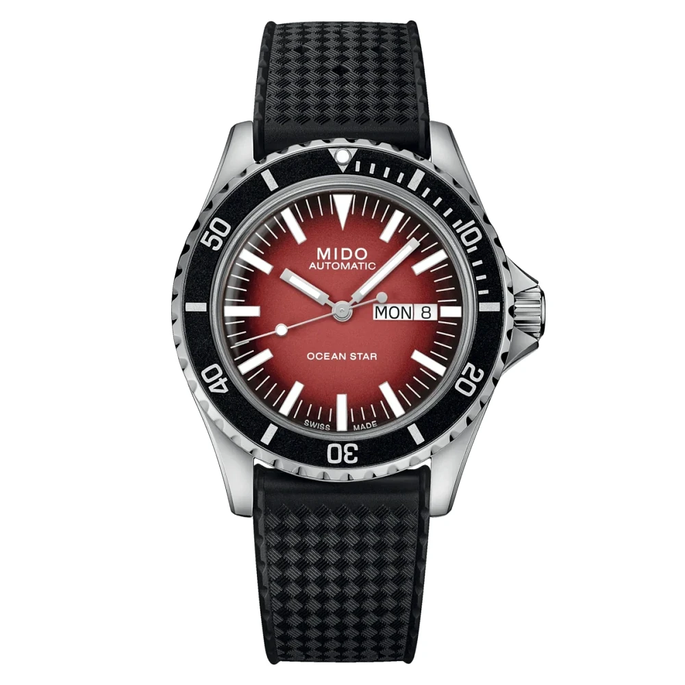 Mido Ocean Star Tribute Gradient 41 MM Red Dial Automatic M026.830.17.421.00 Special Edition