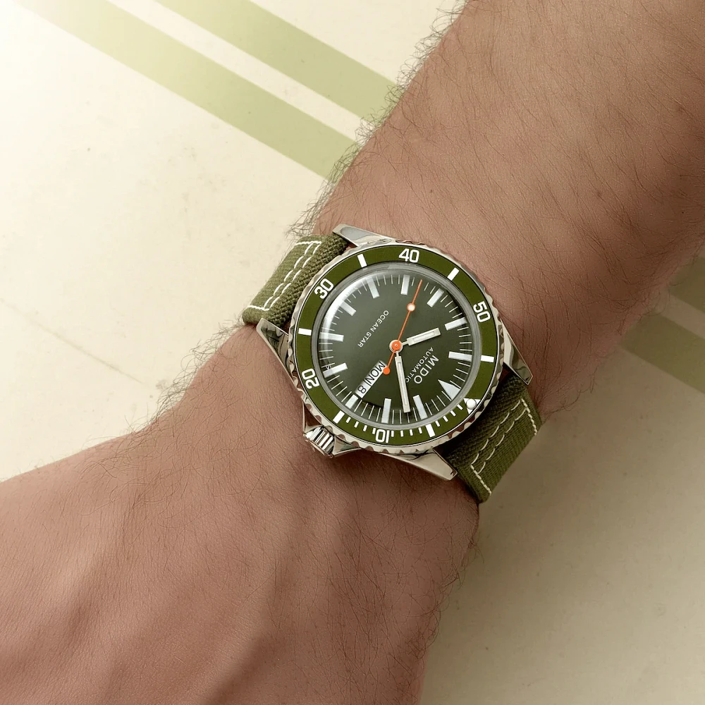 Mido Ocean Star Tribute 41 MM Green Dial Automatic M026.830.18.091.00