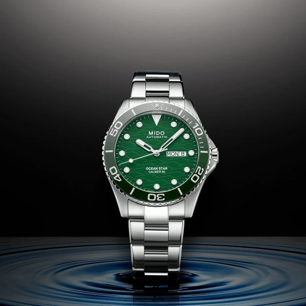 Mido Ocean Star 200C 43 MM Green Dial Automatic M042.430.11.091.00