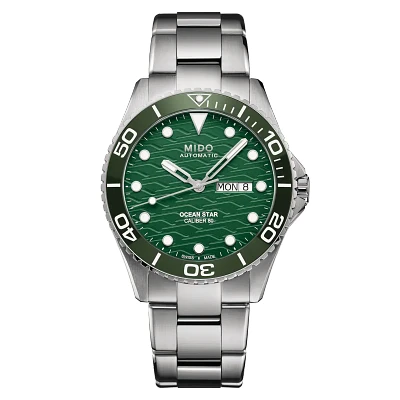 Mido Ocean Star 200C 43 MM Green Dial Automatic M042.430.11.091.00