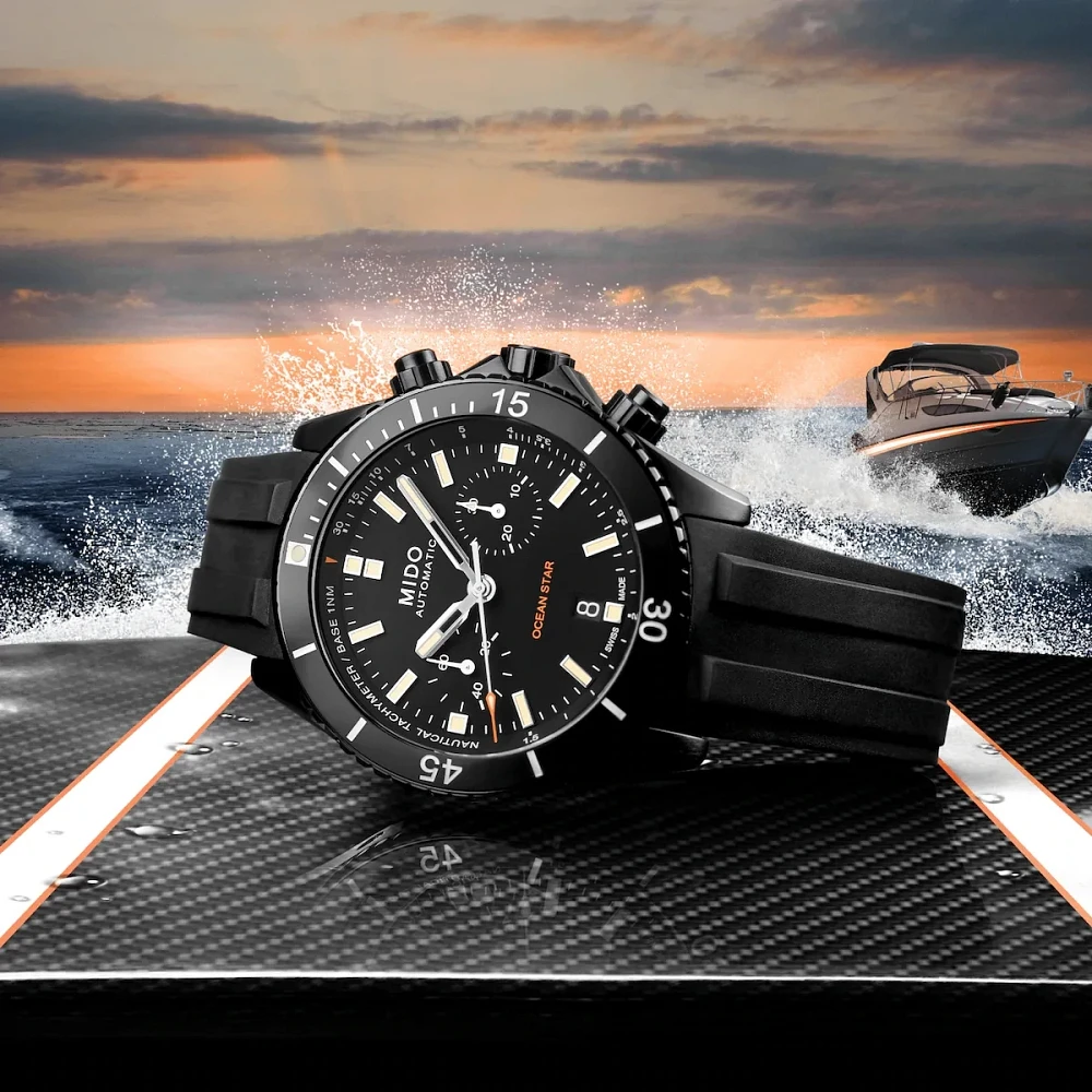 Mido Ocean Star Chronograph 43 MM Black Dial Automatic M026.627.37.051.00 Limited Edition