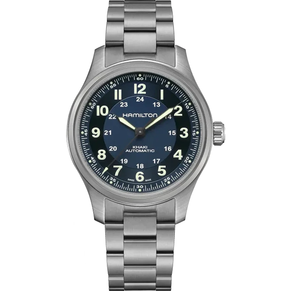 Hamilton Khaki Field Titanium Blue Dial Auto 42 MM H70545140